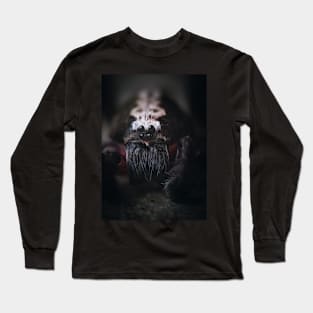 Spider face macro Long Sleeve T-Shirt